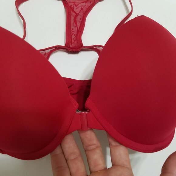 Victoria's Secret Perfect Shape Bra Red Size 34DD - Picture 3 of 7